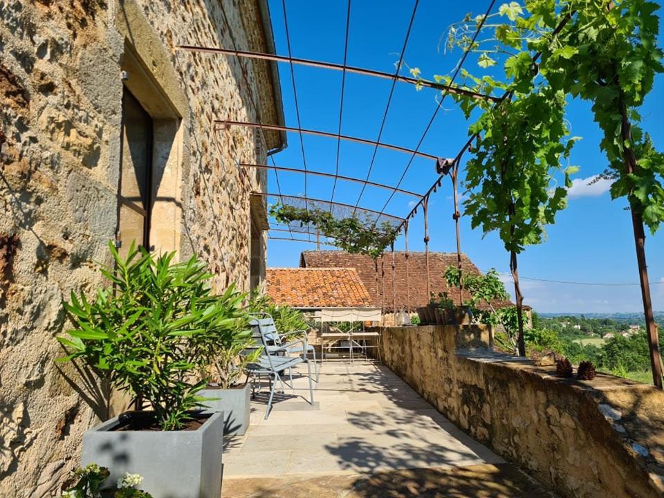 Les Peyronnies Villa Figeac Bagian luar foto